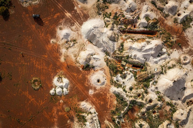 White Cliffs Mesa Hills of Opal Mining