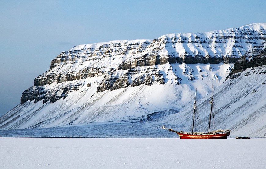 Spitsbergen Ship In The Ice - The Only Ice-Bound Hotel Ship In The World