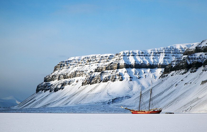 Spitsbergen Ship In The Ice - The Only Ice-Bound Hotel Ship In The World