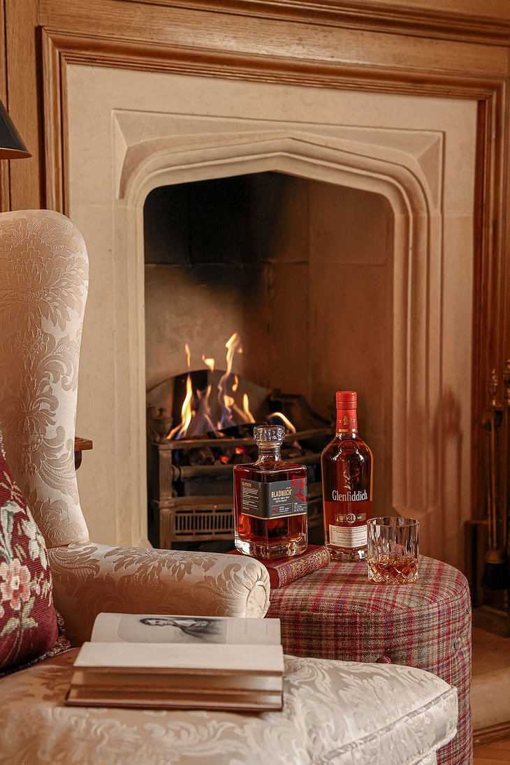 Glenapp Castle - Library Reading Corner