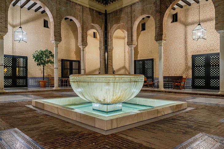 Parador de Carmona Courtyard Fountain