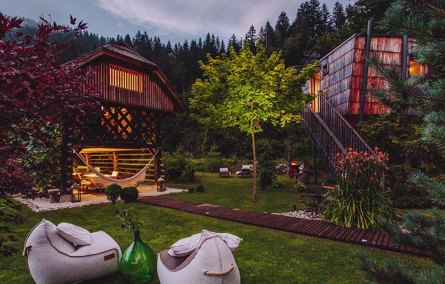 Hisa Raduha - Luxury Treehouses and Fine Dining in Slovenia's Charming Countryside