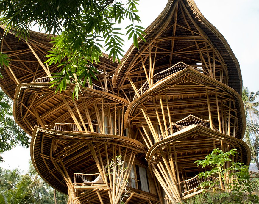 Green Village Bali - Giant Bamboo Houses