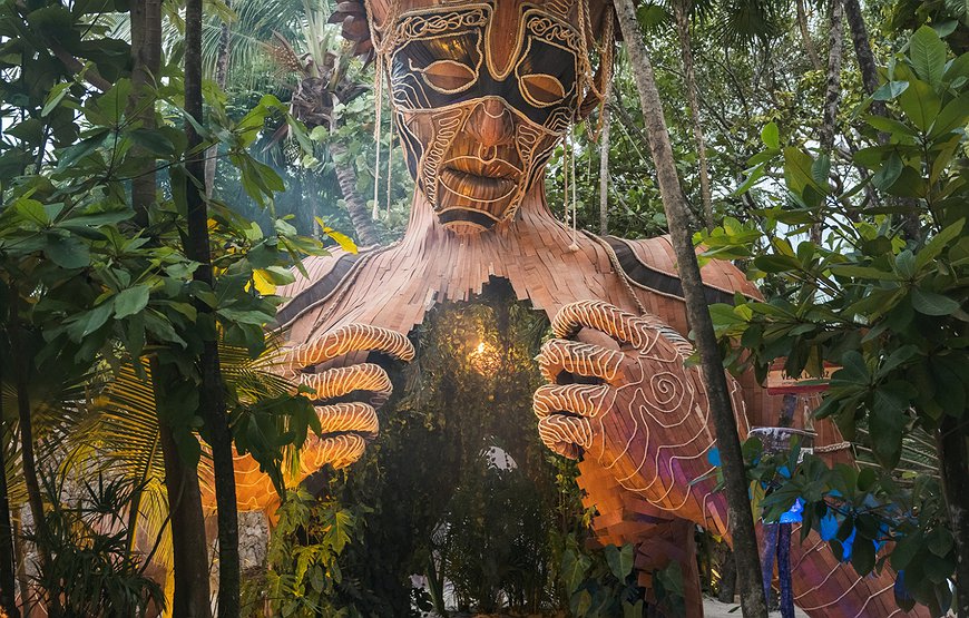 Ahau Tulum - Mystical Statues & Beachfront Cabanas