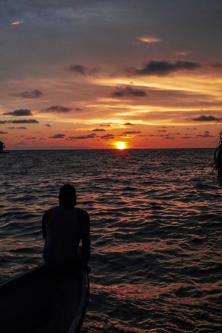 Casa en el Agua Sunset