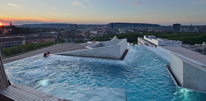 B2 Boutique Hotel Z rich Rooftop Thermal Pool