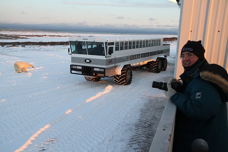 Polar Rover from the Tundra Buggy Lodge