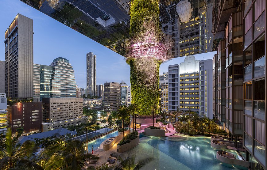 Pan Pacific Orchard - Eco-Futuristic Garden Tower in Singapore