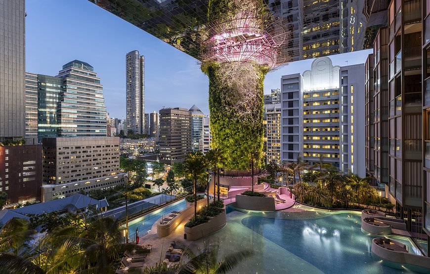 Pan Pacific Orchard - Eco-Futuristic Garden Tower in Singapore