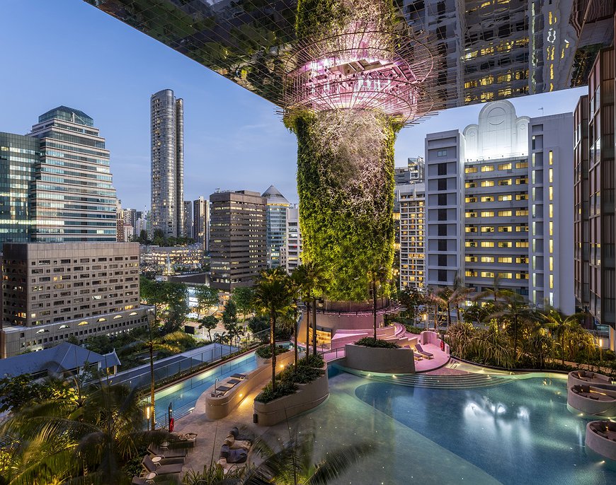 Pan Pacific Orchard - Eco-Futuristic Garden Tower in Singapore