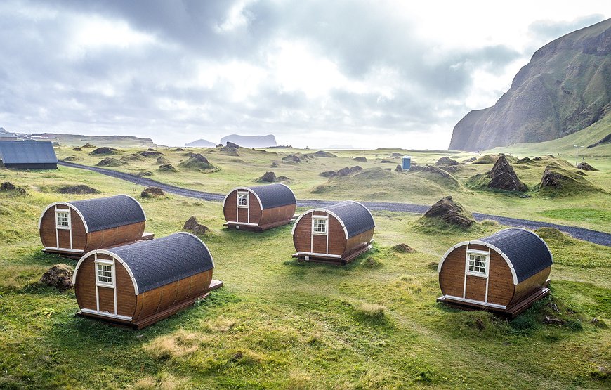 Glamping & Camping - Hobbit Houses On The Westman Islands In Iceland