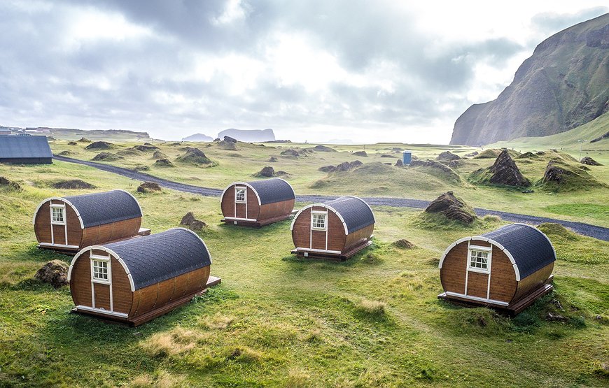 Glamping & Camping - Hobbit Houses On The Westman Islands In Iceland