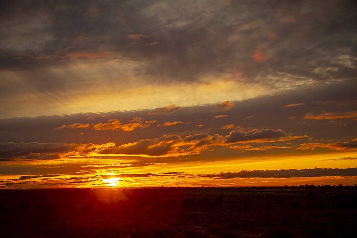 White Cliffs Australia Outback Sunset