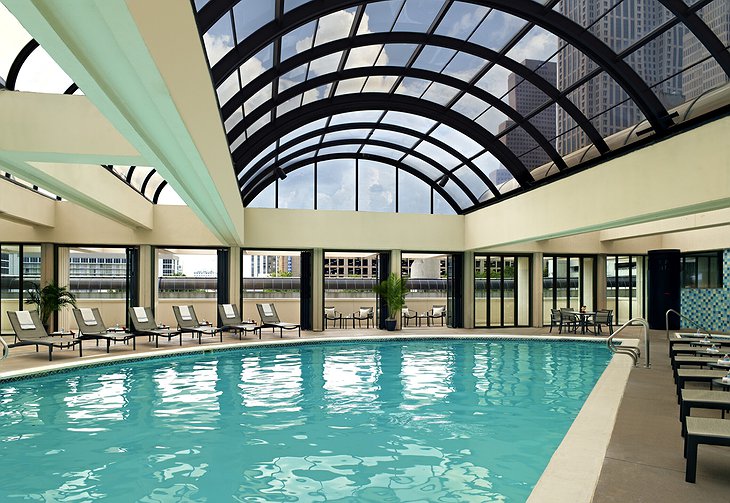 Atlanta Marriott Marquis Hotel Heated Indoor-Outdoor Pool