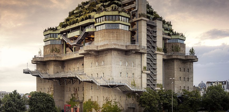 Reverb by Hard Rock Hamburg - Nazi Fortress Turned into a Hip Hotel with a Sky Forest