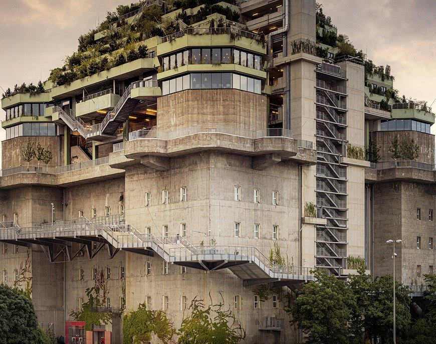 Reverb by Hard Rock Hamburg - Nazi Fortress Turned into a Hip Hotel with a Sky Forest