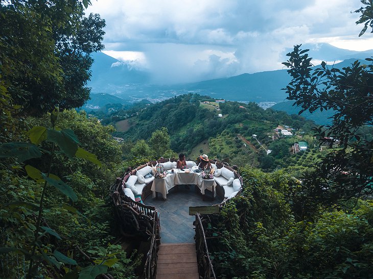 Hobbitenango Bird Nest Private Dining