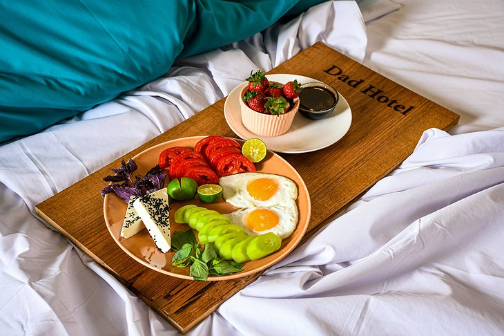 Dad Hotel Breakfast Plate