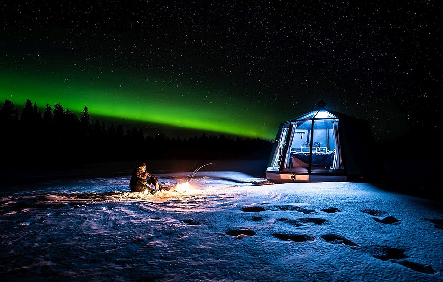 Arctic Guesthouse & Igloos - Mobile Glass Igloos In The Finnish Lapland