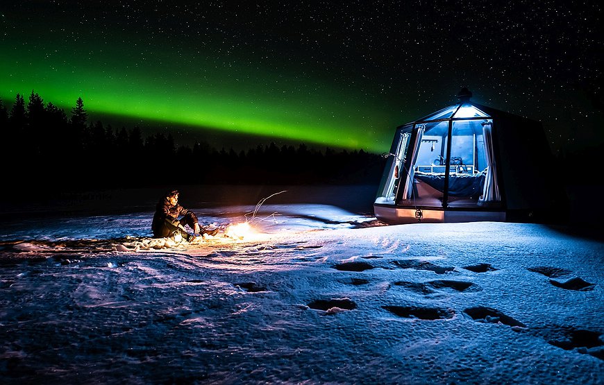 Arctic Guesthouse & Igloos - Mobile Glass Igloos In The Finnish Lapland